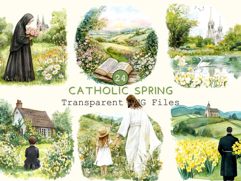 Spring Catholic Spring Catholic Clipart Collection, Beautiful Transparent Religious ...