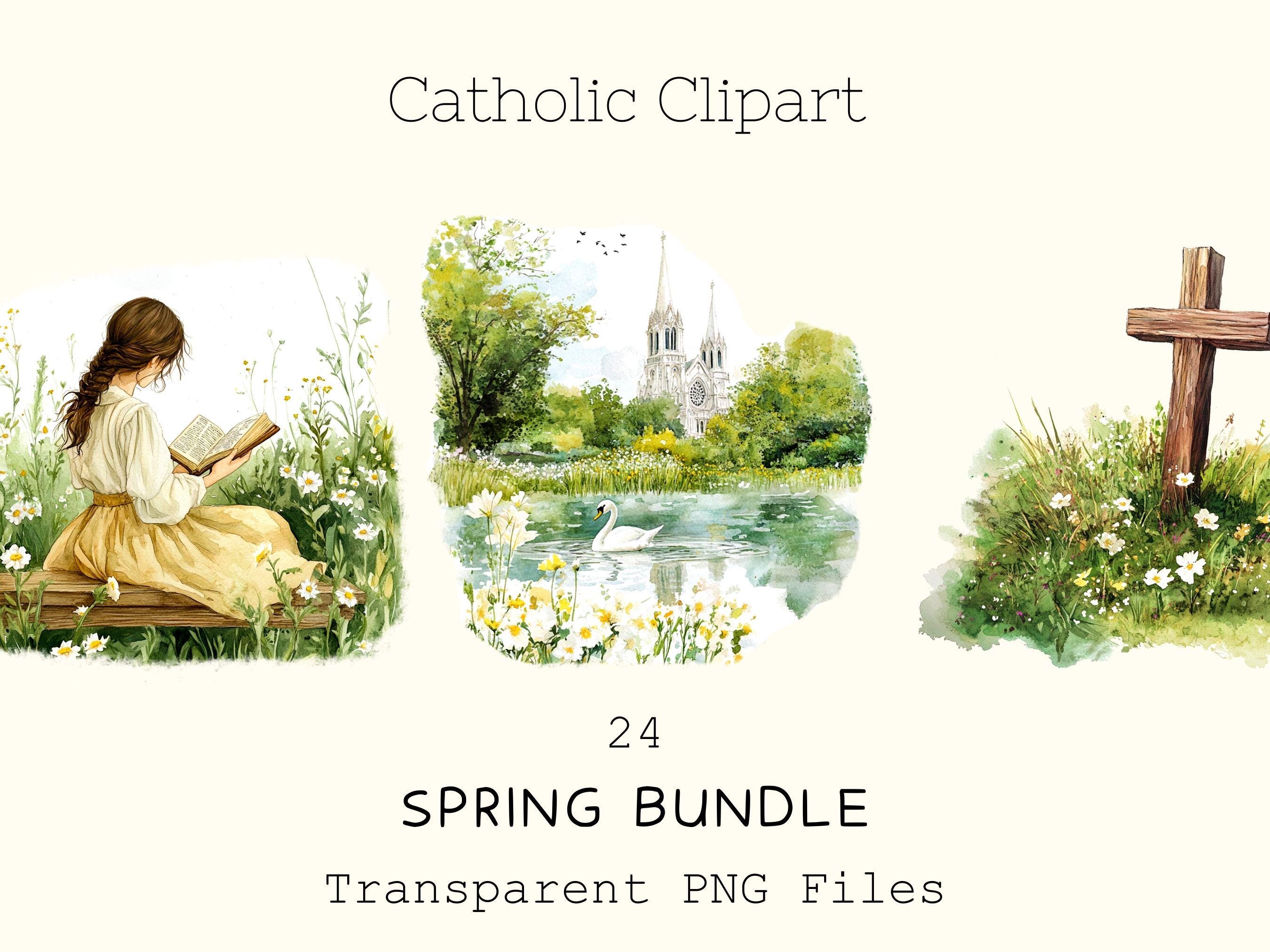 Spring Catholic Spring Catholic Clipart Collection, Beautiful Transparent Religious ...