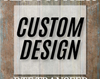 Custom Photo Iron on Transfer, Make Your Own DTF, Ready to Print, Family Picture Decal, Custom Heat Transfer, Birthday Photo DTF