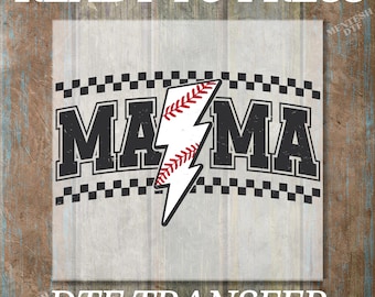 Baseball Mama Lightning Bolt Dtf transfer ,Baseball Mama Game Day Dtf Transfer, Baseball Sport Mama Transfer, Baseball Lightning Bolt Dtf