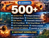 500+ Wedding Sound Effects and Cinematic Audio Pack | Royalty Free SFX & Background Music | Instant Download for Video Editing