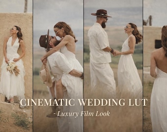 Cinematic Wedding LUT | Sony S-Log3 Film Look Color Grading (Digital Download)