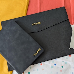 Cuaderno personalizado, diario rayado personalizado, bloc de notas de piel sintética, regalo para profesores, diario para hombres, regalo para escritores, minimalista A5