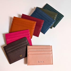 Colorful cardholder wallets