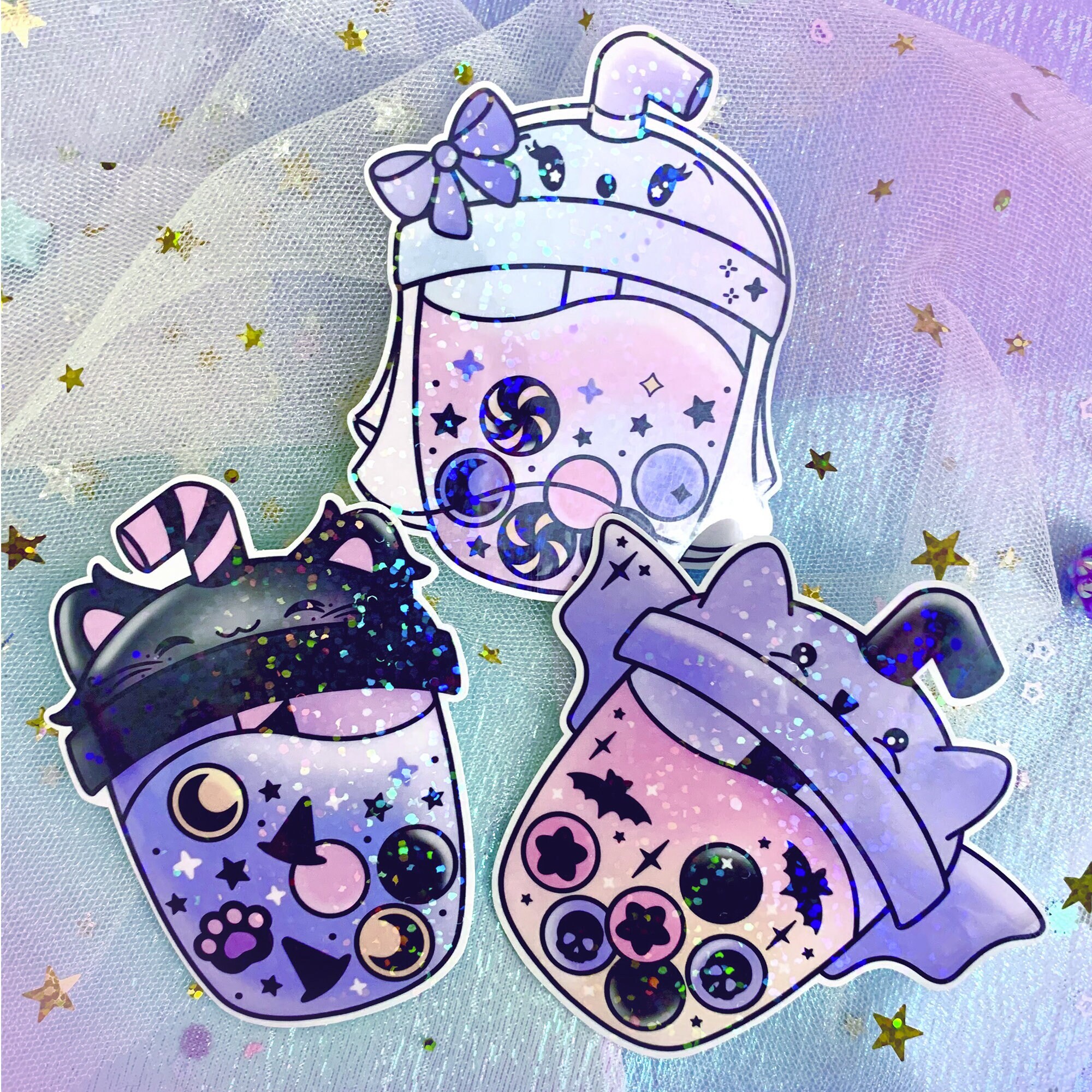NEW! Boo-Ba - Sparkle Overlay Decals - Not Waterproof! - Pick Your Cu…