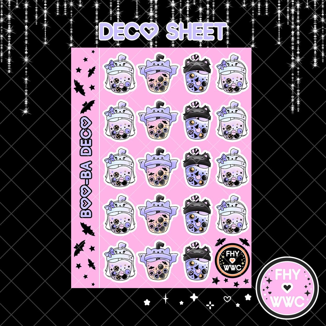 NEW! Boo-Ba Deco Sheet