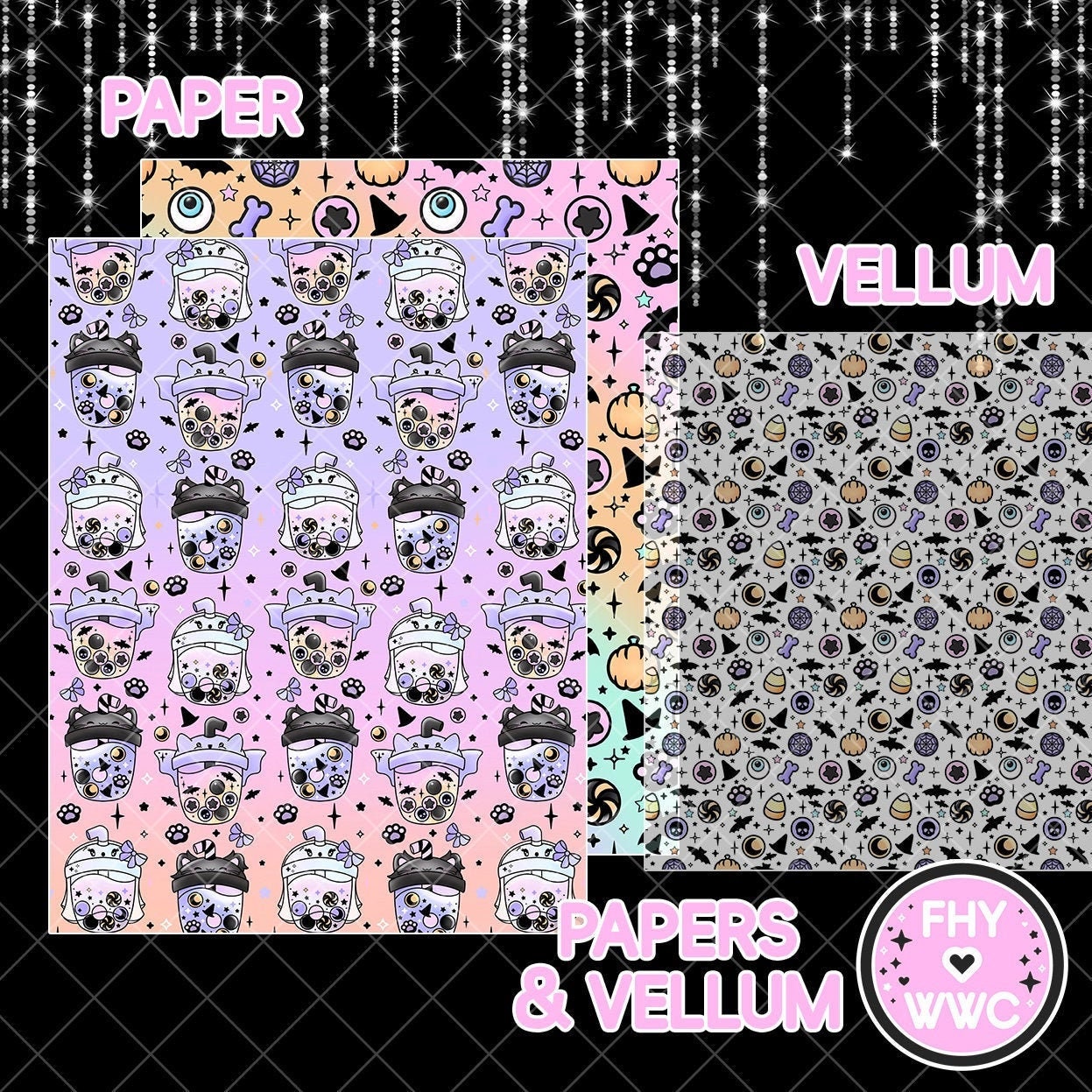 NEW! Boo-Ba - Paper & Vellum Sheets - Pick Your Sheet