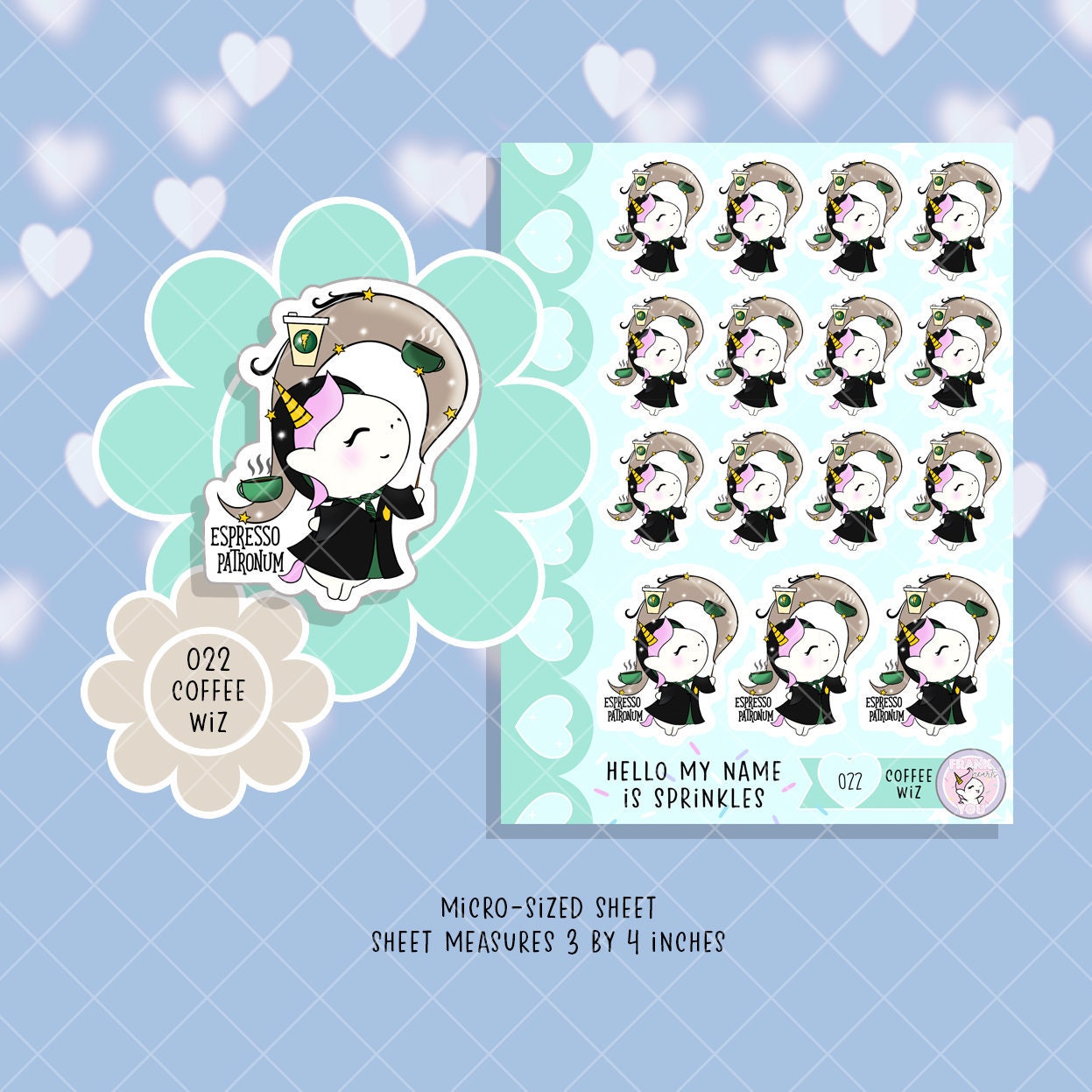 Espresso Patronum - Sprinkles Coffee Planner Stickers - 022