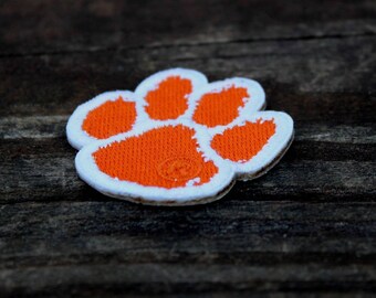 Clemson Logo Clemson Paw Patch 1 Eighth In X 1 Eighth In Etsy