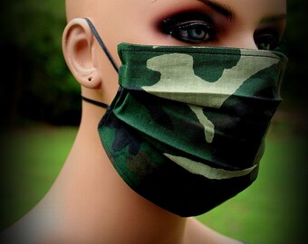 Fabric Face Mask, Camouflage Mask, Mouth Mask, Face Mask, Dusting Mask, Mouth Nose Mask, Facial Mask, Reusable Mask, Dust Mask, Cloth