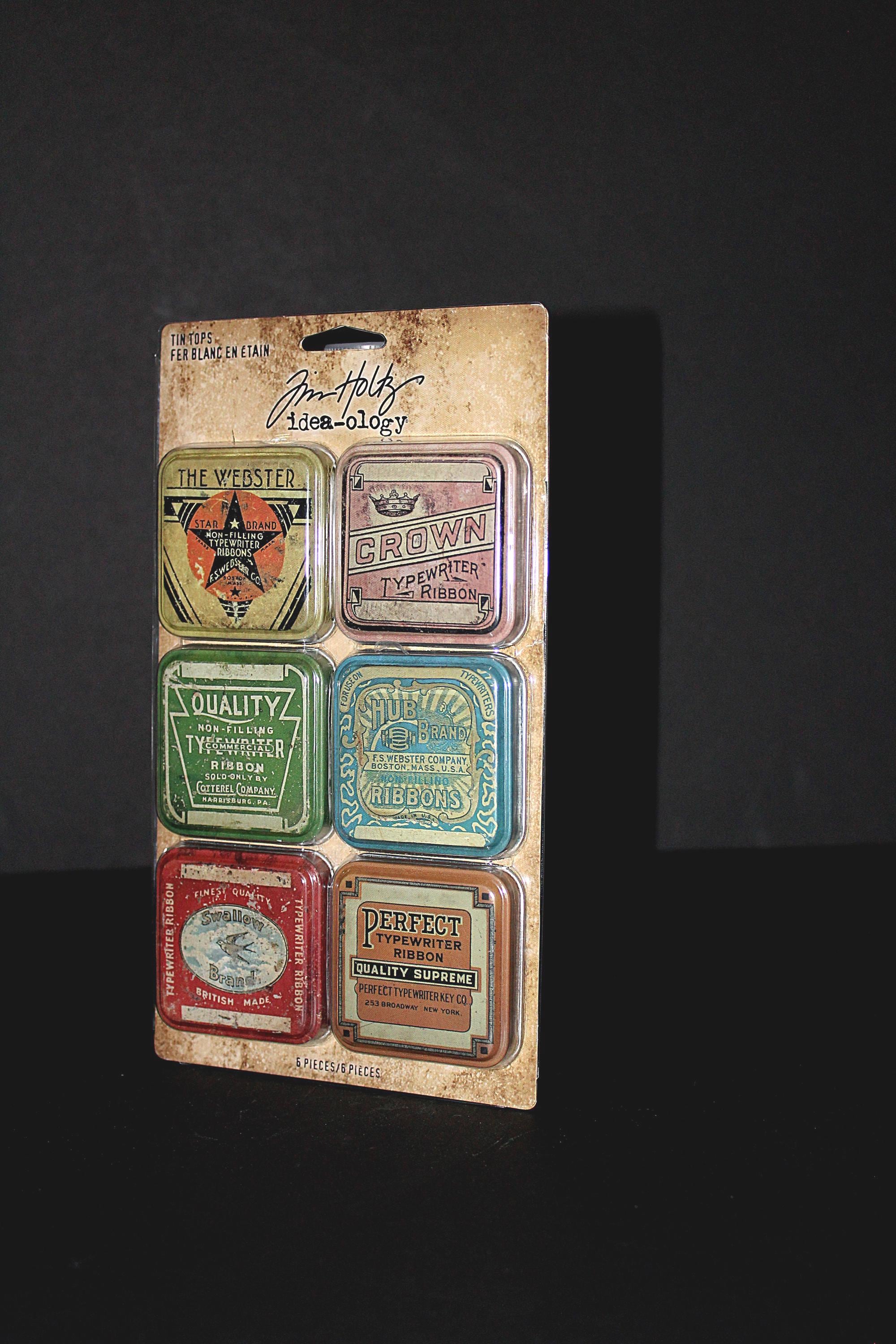 Tim Holtz Found Relatives - 45 Portraits Vintage Noir/Blanc Pour Collagues, Scrapbooking Et Arts Mixtes Cartes Collage Mixed Media