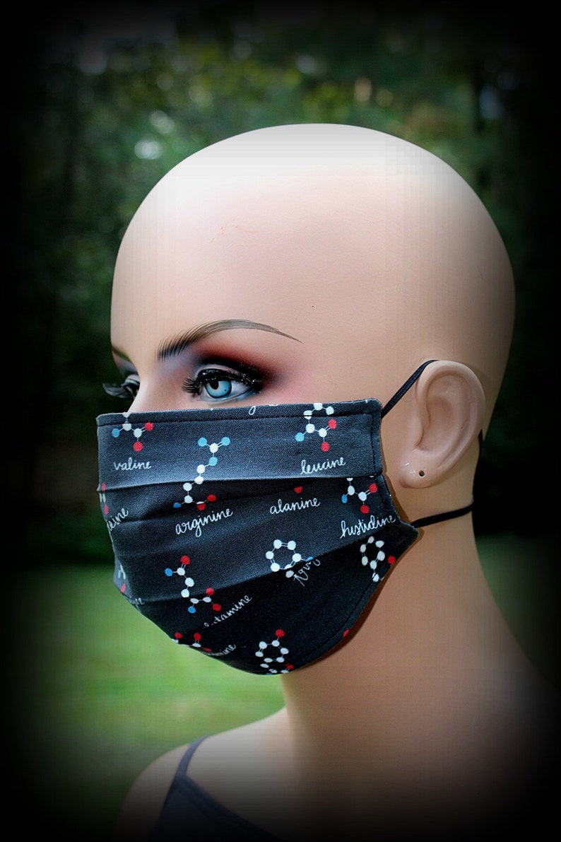 Fabric Face Mask Amino Acids Biochemistry Mask Science - Etsy