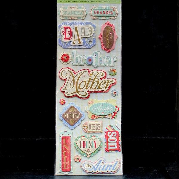 Chipboard Word Etsy