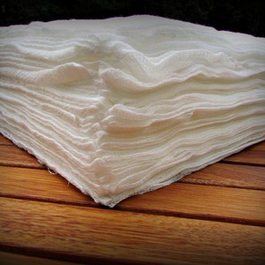 Cheese Cloth Fabric, Cheesecloth, Ghost Cloth, 1 Yard Cheesecloth, White Cheesecloth, Halloween Fabric, Gauze Bandage, Mummy Bandage, Cotton image 4