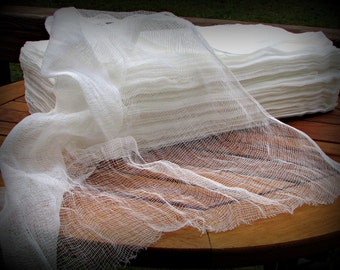 Cheese Cloth Fabric, Cheesecloth, Ghost Cloth, 1 Yard Cheesecloth, White Cheesecloth, Halloween Fabric, Gauze Bandage, Mummy Bandage, Cotton
