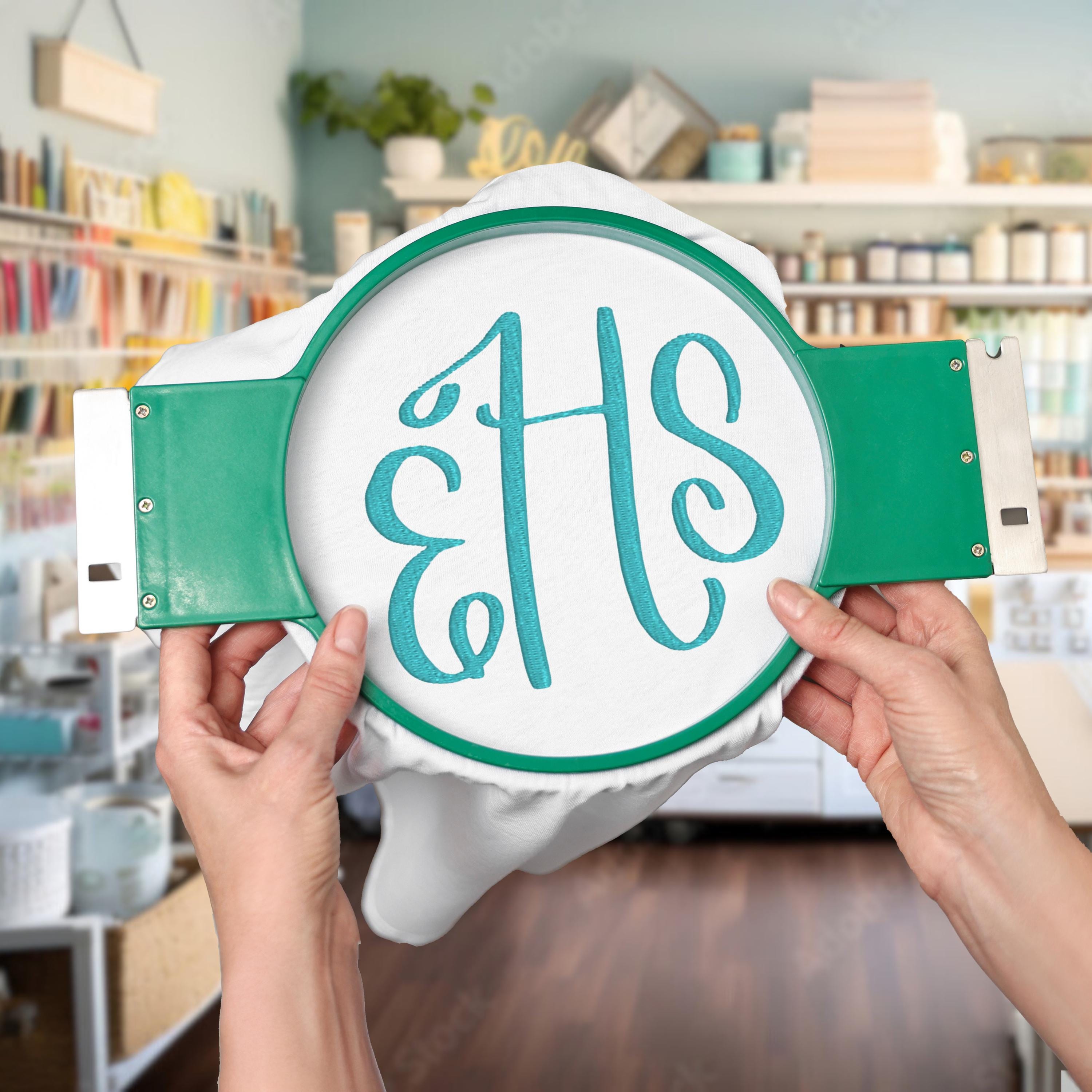 Custom Monogram Machine Embroidery File, Personalized Cursive Script ...