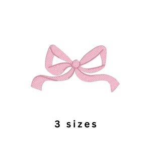 Ribbon Bow 2 Machine Embroidery File