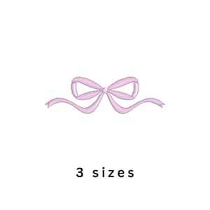 Ribbon Bow Machine Embroidery File