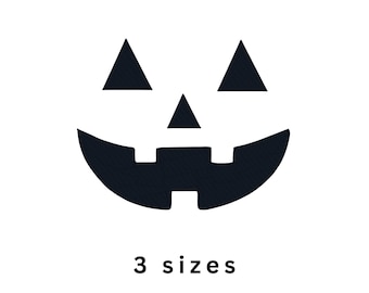Jack o Lantern Face-sweatshirt machineborduurbestand