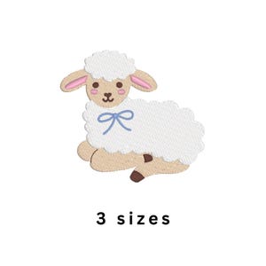 Lamb Baby Coquette Machine Embroidery File