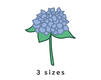 Hydrangea Flower Machine Embroidery File