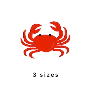 Crab Machine Embroidery File
