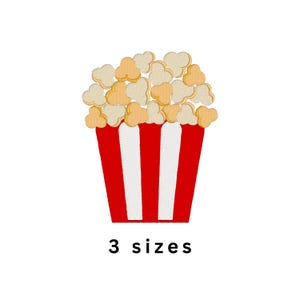 Popcorn Machine Embroidery File