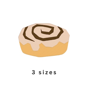 Archivo de bordado a máquina de rollo de canela