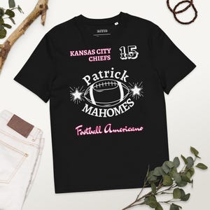 Kansas City Chiefs T-Shirt, Patrick Mahomes NFL Jersey, Football Fan Gift, Chiefs Retro Tee, Super Bowl Champs 2024, Eco-Friendly Sportswear
