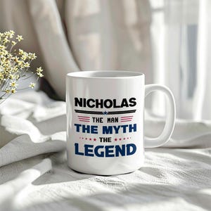 Nicholas Coffee Mug - Custom Nicholas Mug - Gift For Nicholas -  11Oz and 15Oz White Coffee Mug