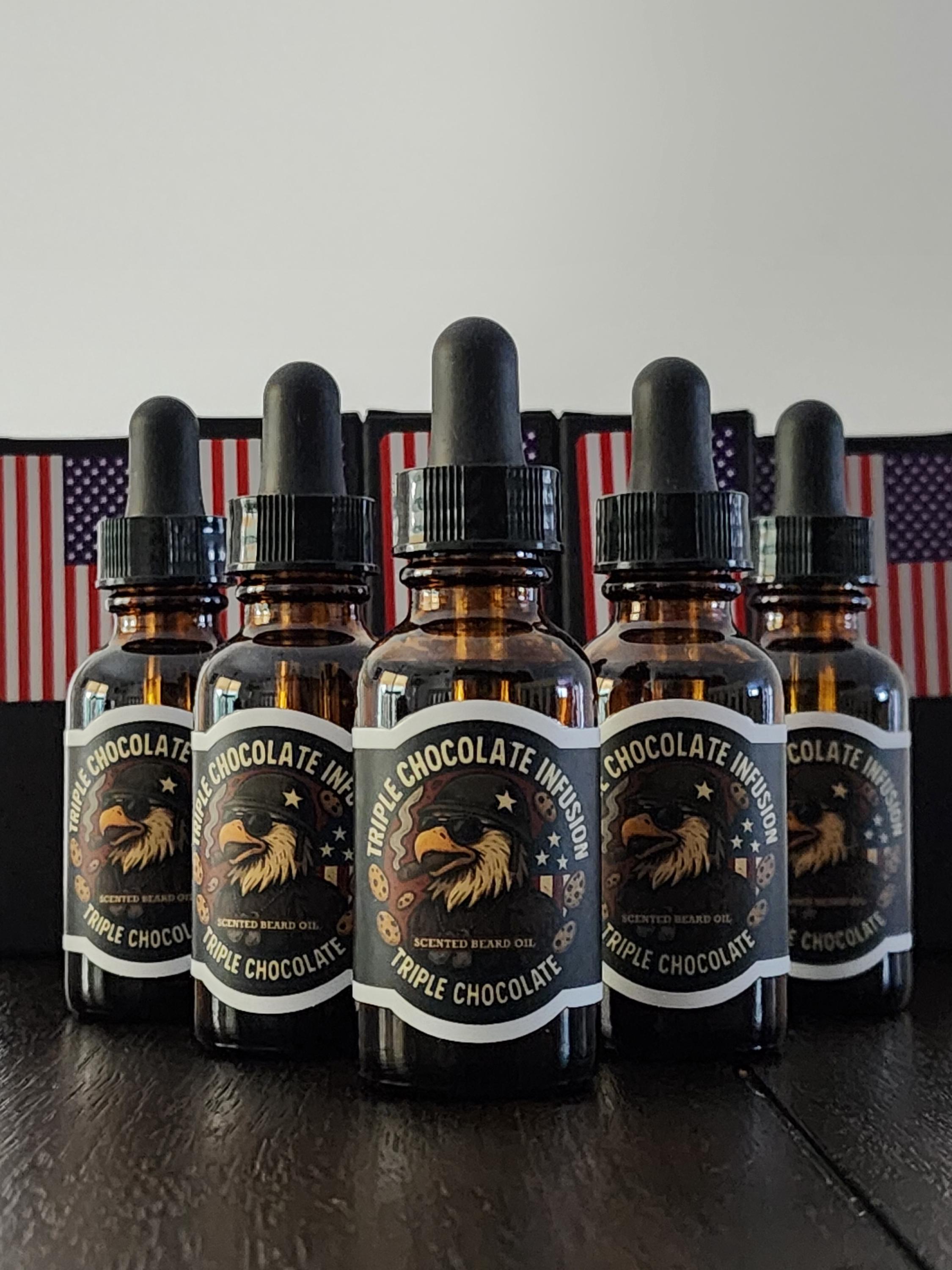 Triple Chocolate Infusion - Scented Beard Oil - Dark Chocolate