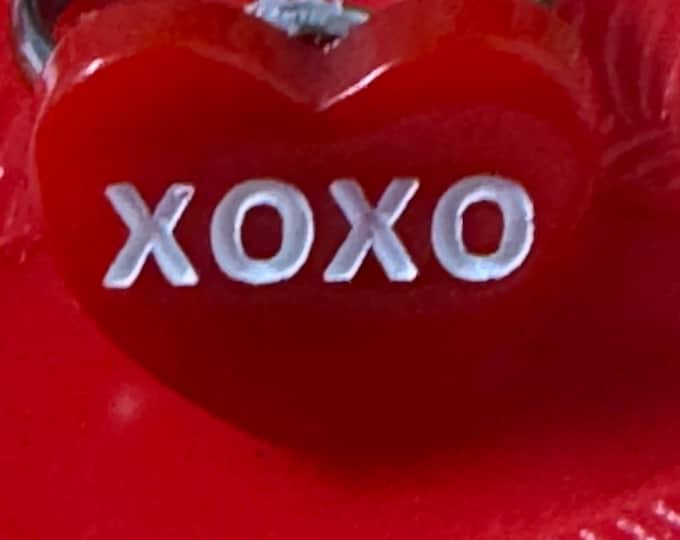 Handmade Red XOXO Conversation Heart Candy Ring: New materials, foodie rings