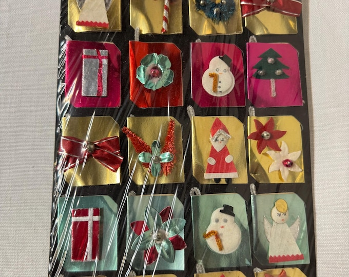 Vintage NOS Commodore Christmas Trinket Package Gift Cards: Made in Japan