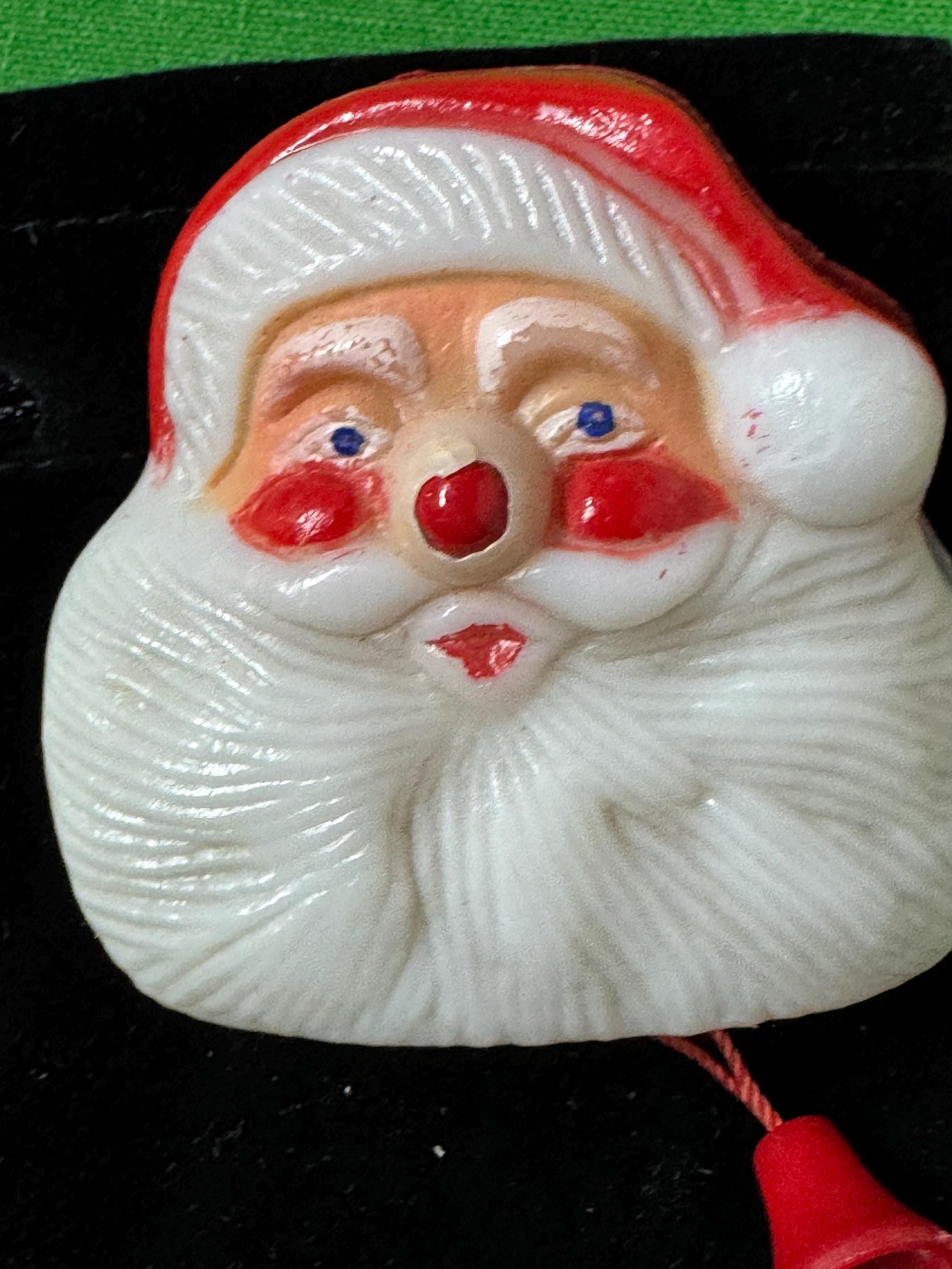 Light up Nose Santa - Etsy