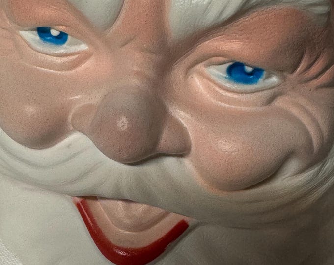 Vintage NOS Kenly Santa Head Cookie Jar: Clinton, Indiana