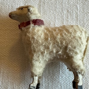Antique putz sheep - Etsy 日本