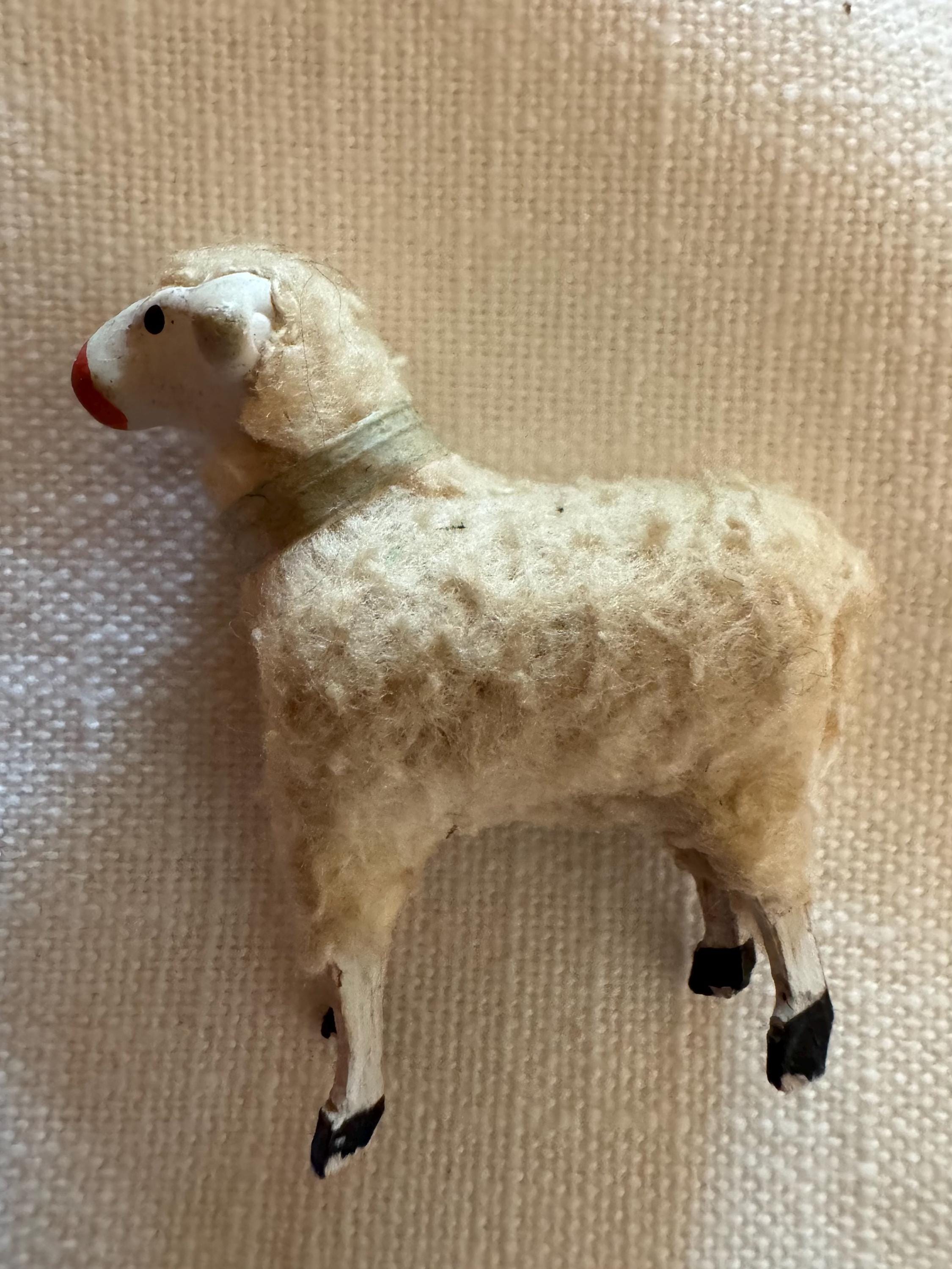 Putz Vintage Sheep - Etsy
