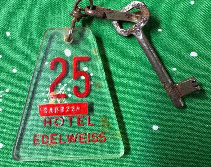 Vintage Hotel Edelweiss Room 25 Key: Acrylic