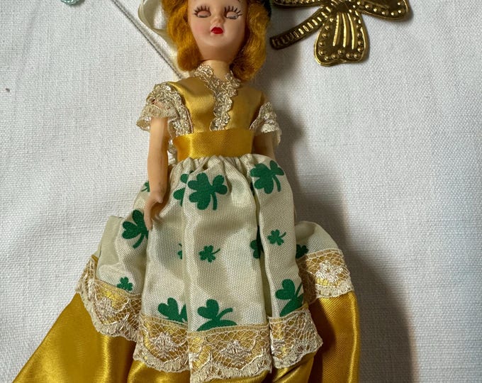 Vintage NOS 1960 Shamrock Knickerbocker Doll: 13 inches, NY