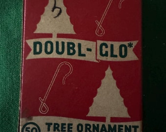 Vintage Christmas Doubl Glo Ornament Hooks, Made in USA