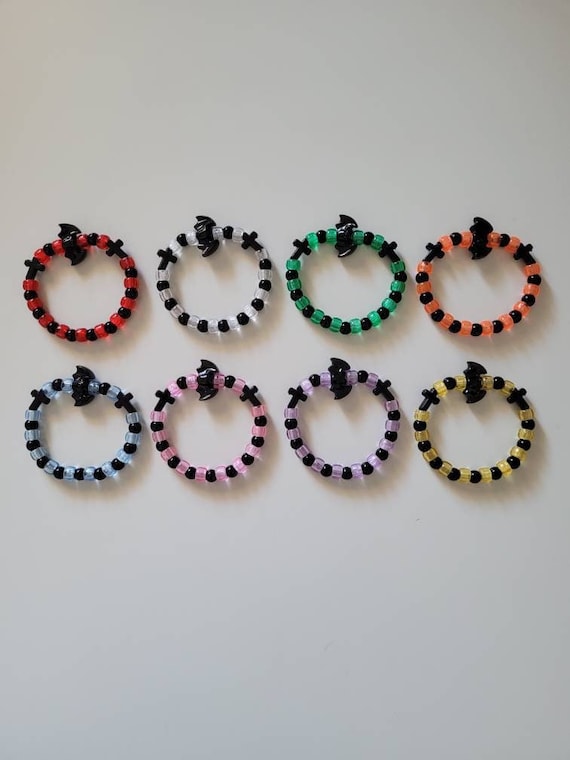 Custom Character Kandi Bracelets -- Many Colors & Many Shapes! :D