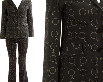 MOSCHINO Y2K spotty print shirt