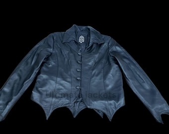 Chaqueta de cuero de Papa V para conciertos: Disfraz de Ghost Band para cosplay