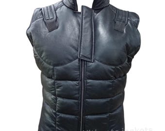 Disfraz de serpiente para videojuegos de Metal Gear 2, chaleco de cuero para cosplay de Solid Snake
