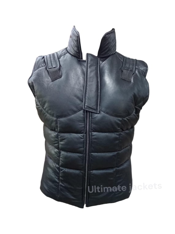 Metal Gear 2 Snake Prop Video Gaming Costume, Solid Snake Cosplay Leather Vest