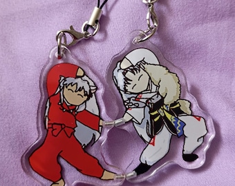 Sesshomaru &Inuyasha Magnetic Phone Strap Pair