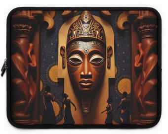 African Mask Laptop Sleeve