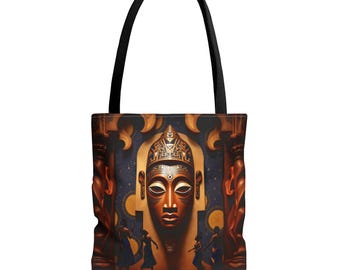 African Mask Tote Bag (AOP)