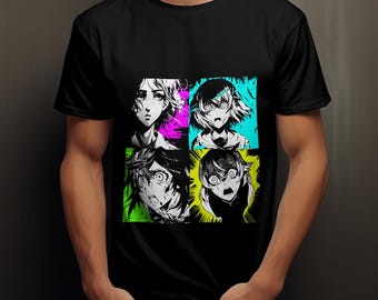 Anime T-shirt hoodie digital design, INSTANT DOWNLOAD ,sublimation, T-shirt design, dtf, PNG, 300dpi, comic style, Vibrant anime,