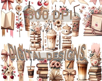 DIGITAL COFFEE DESIGNS-sublimation designs, coffee designs, digital coffee designs